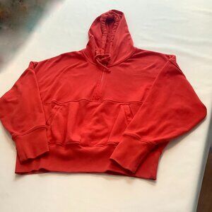 Hoodie Red Brushed Interior Large